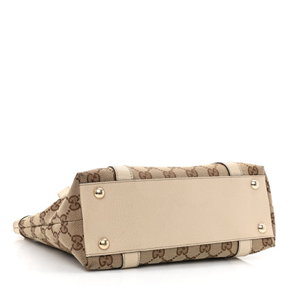 Gucci Monogram Small Abbey Tote Off White 4 of 14