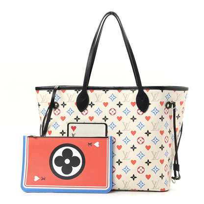 Louis Vuitton Game On Neverfull MM White 1 of 9
