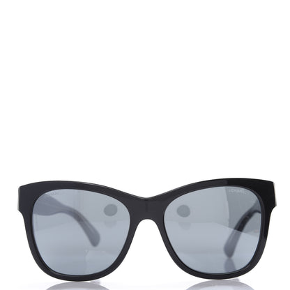 Chanel Acetate Square CC Sunglasses 5380 Black 2 of 8