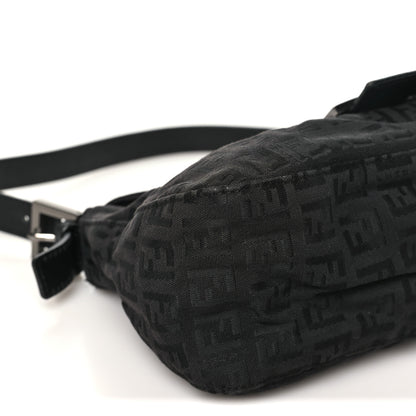 Fendi Nylon Zucca Baguette Black 8 of 11