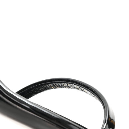 Saint Laurent Patent Calfskin Opyum 85 Sandals 38.5 Black 9 of 9