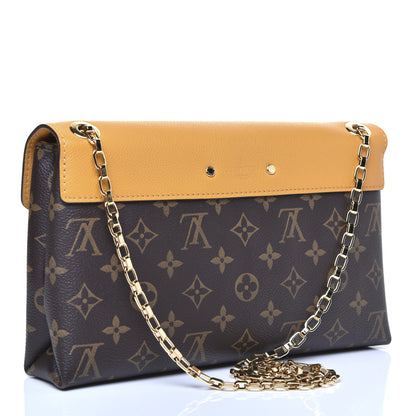 Louis Vuitton Monogram Pallas Chain Safran 3 of 11