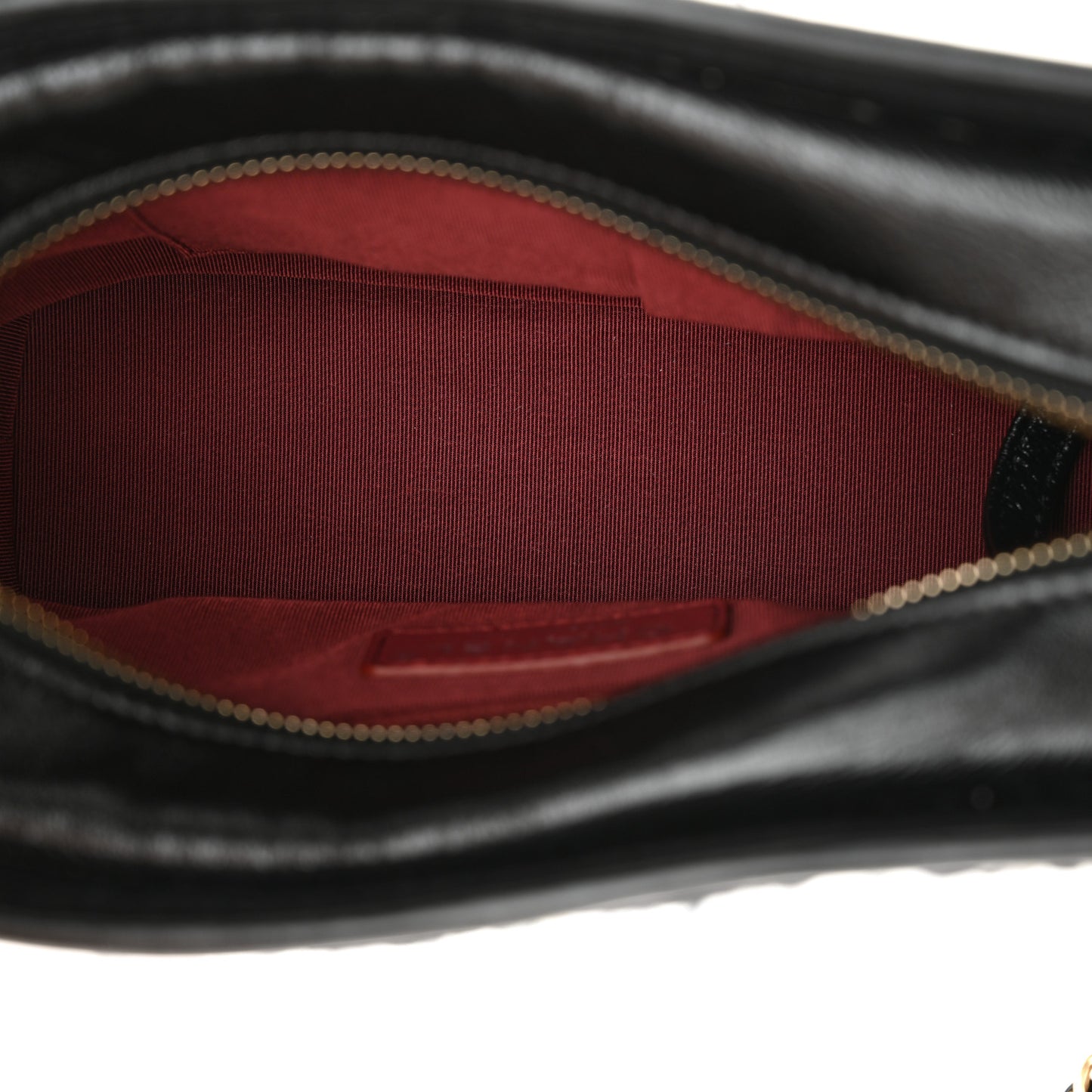 Tweed Calfskin Small Gabrielle Hobo Black White