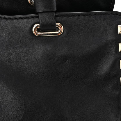 Valentino Garavani Vitello Medium Rockstud Tote Black 12 of 16