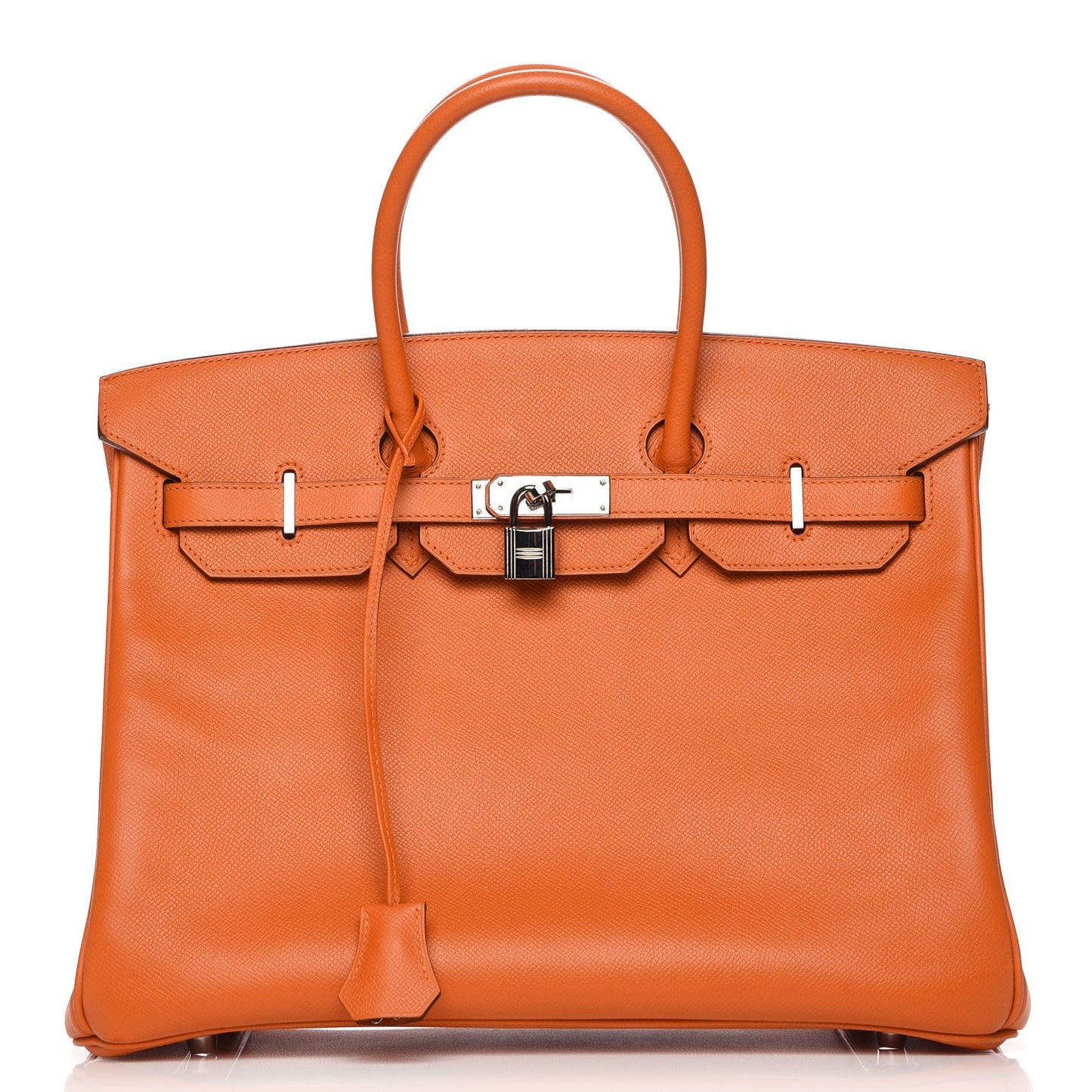 Epsom Birkin 35 Orange