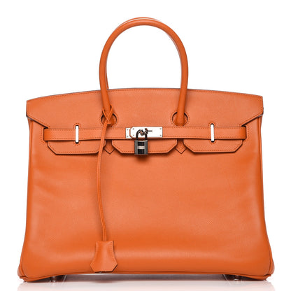 Hermes Epsom Birkin 35 Orange 1 of 31