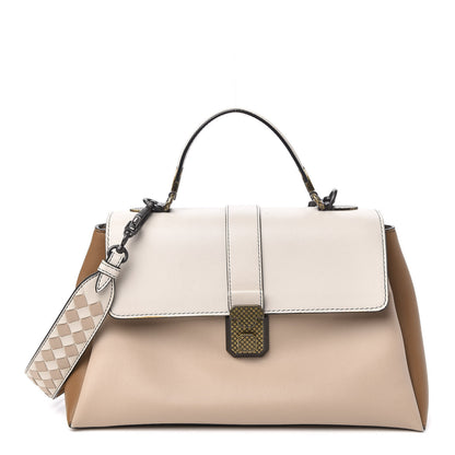 Bottega Veneta Nappa Medium Piazza Bag Mink 1 of 11
