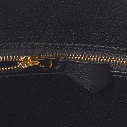 Hermes Madame Calfskin Birkin Sellier 30 Black 14 of 32