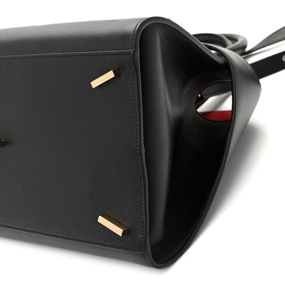 Salvatore Ferragamo Calfskin Small Hug Bag Black 9 of 9