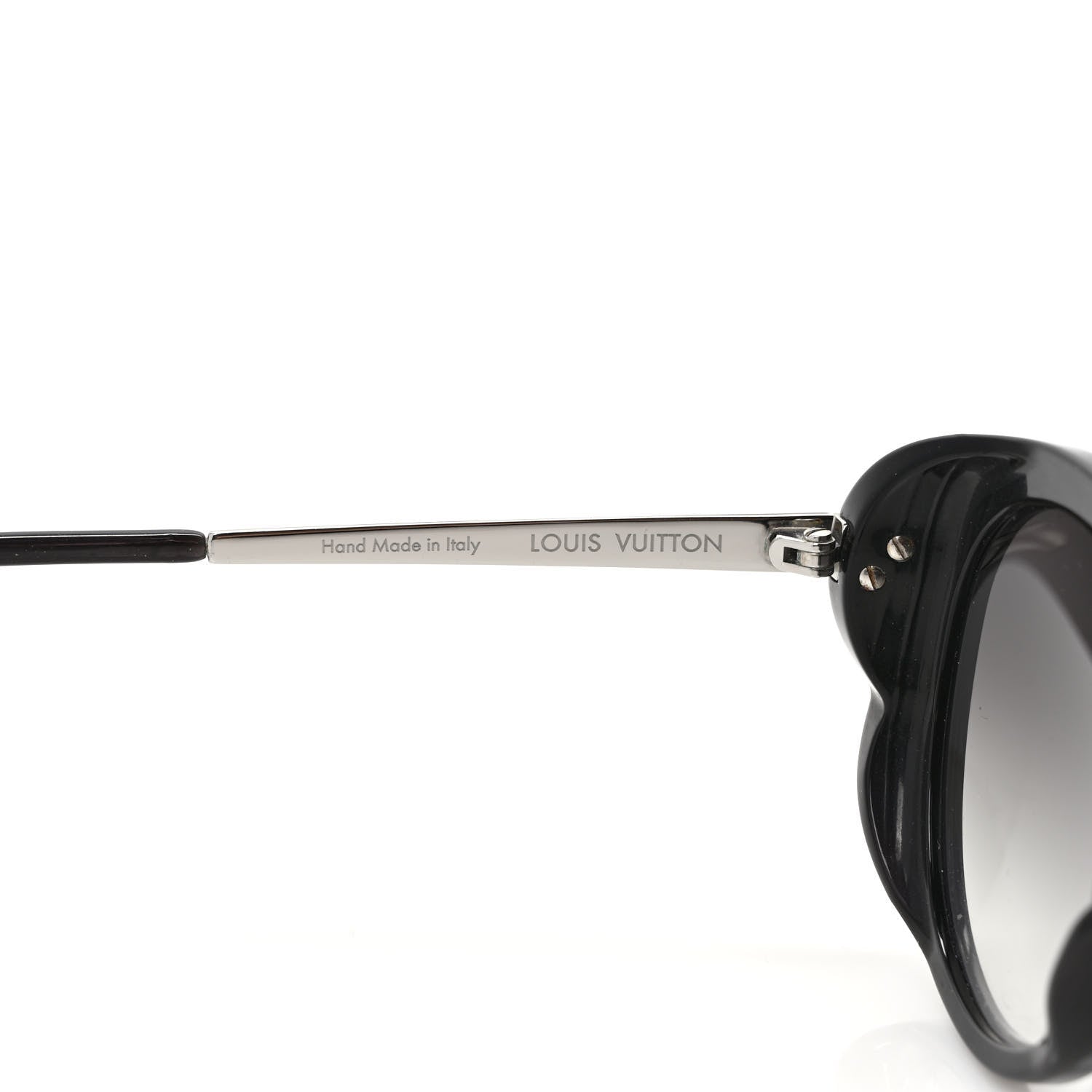 Louis Vuitton Acetate Bluebell Sunglasses Z0693W Black Glitter 6 of 10