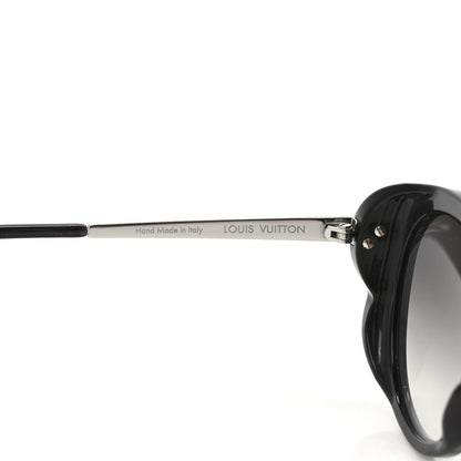 Louis Vuitton Acetate Bluebell Sunglasses Z0693W Black Glitter 6 of 10