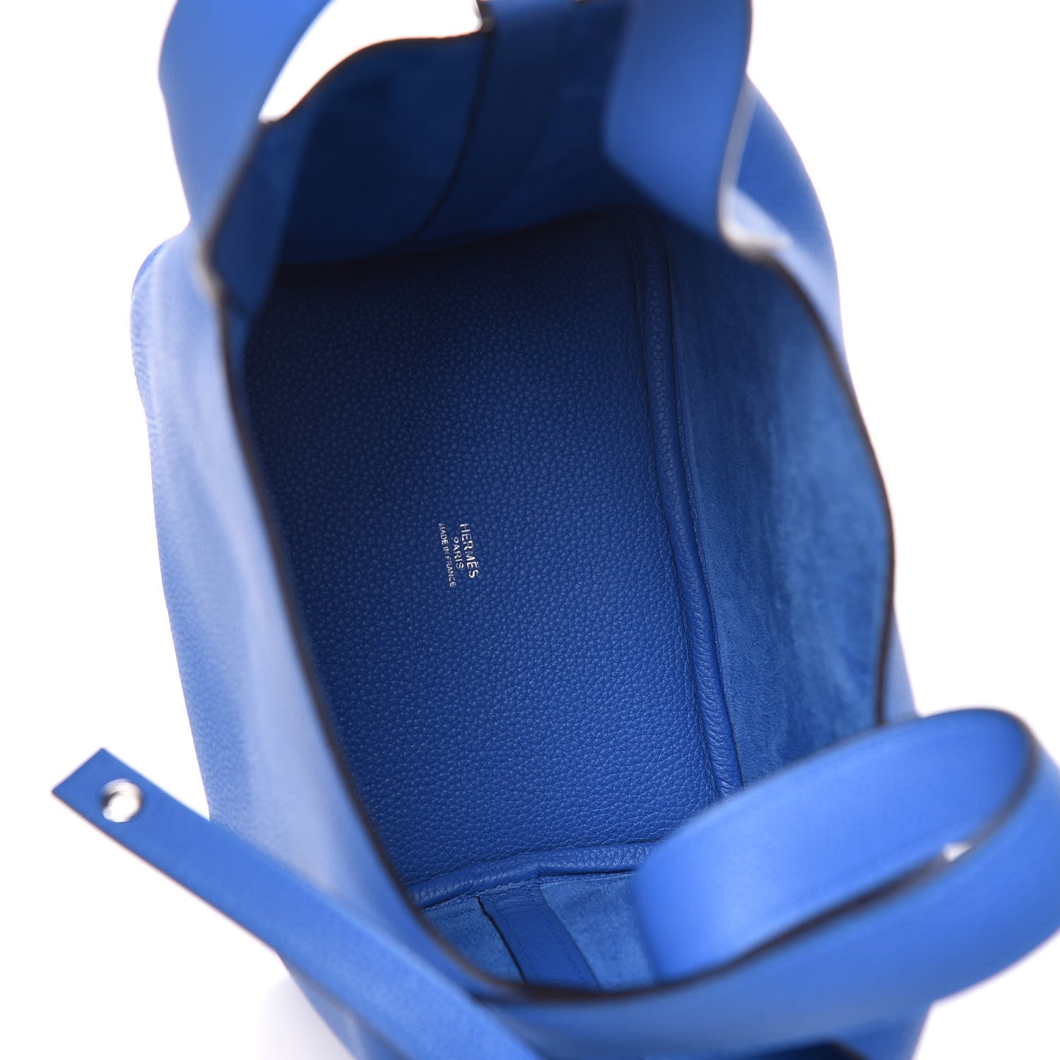 Hermes Taurillon Clemence Picotin Lock 18 PM Bleu Zellige 7 of 11