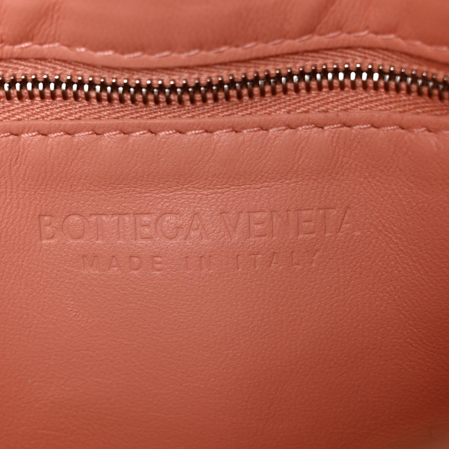 Bottega Veneta Nappa Maxi Intreccio Padded Cassette Crossbody Bag Peachy 6 of 8