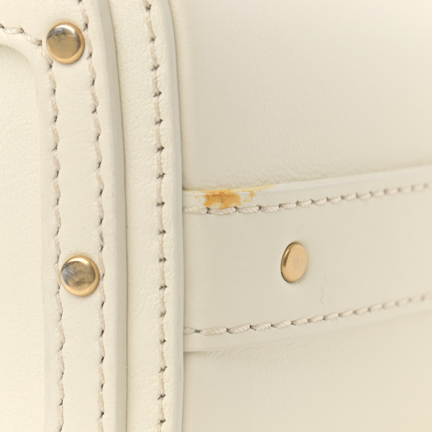 Chloe Smooth Calfskin Mini Roy Bucket Bag Natural White 12 of 15