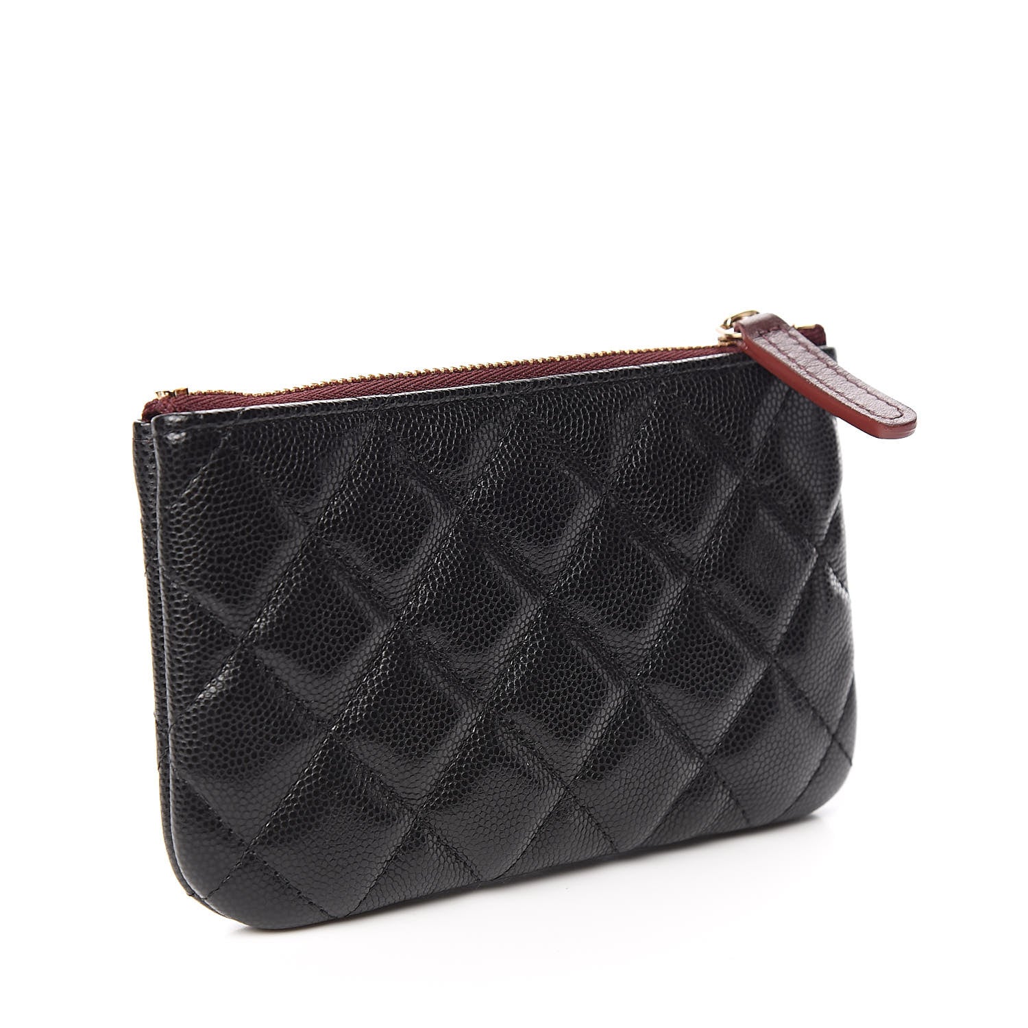Chanel Caviar Quilted Small Cosmetic Case Black 3 of 8