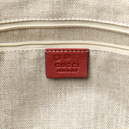 Gucci Soft Microguccissima Medium Zippered Satchel Rosso 6 of 9