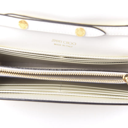 Jimmy Choo Calfskin Mini Madeline Wallet On Chain Latte 5 of 9