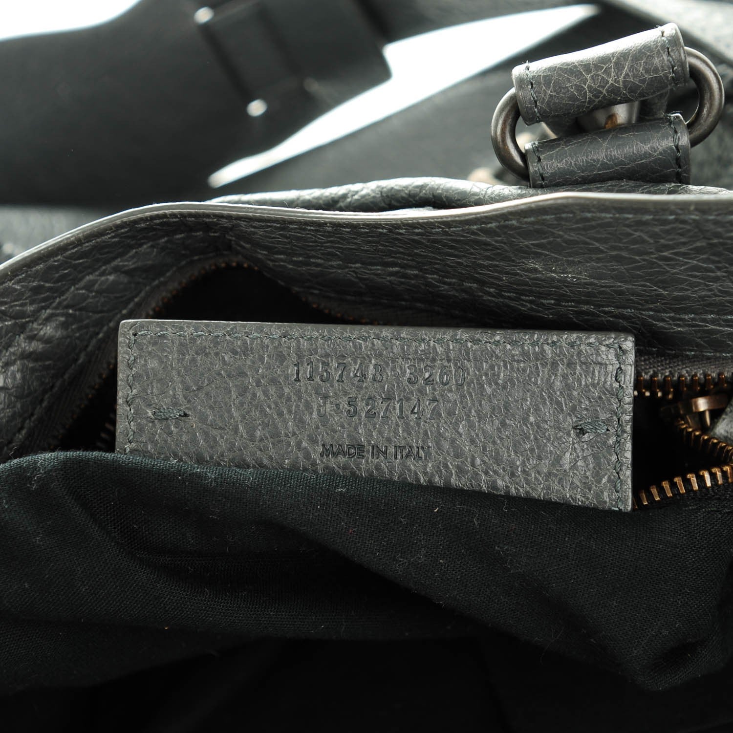 Balenciaga Agneau Classic Hardware City Gris Tarmac 8 of 8