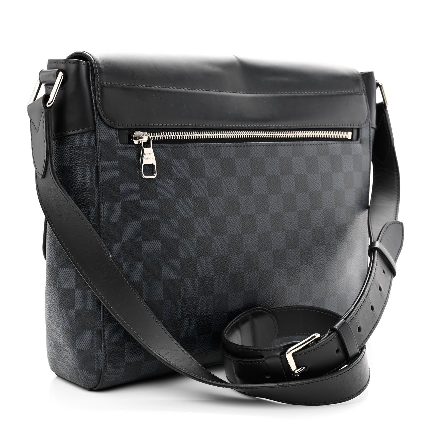 Louis Vuitton Damier Cobalt Newport Messenger MM 3 of 12