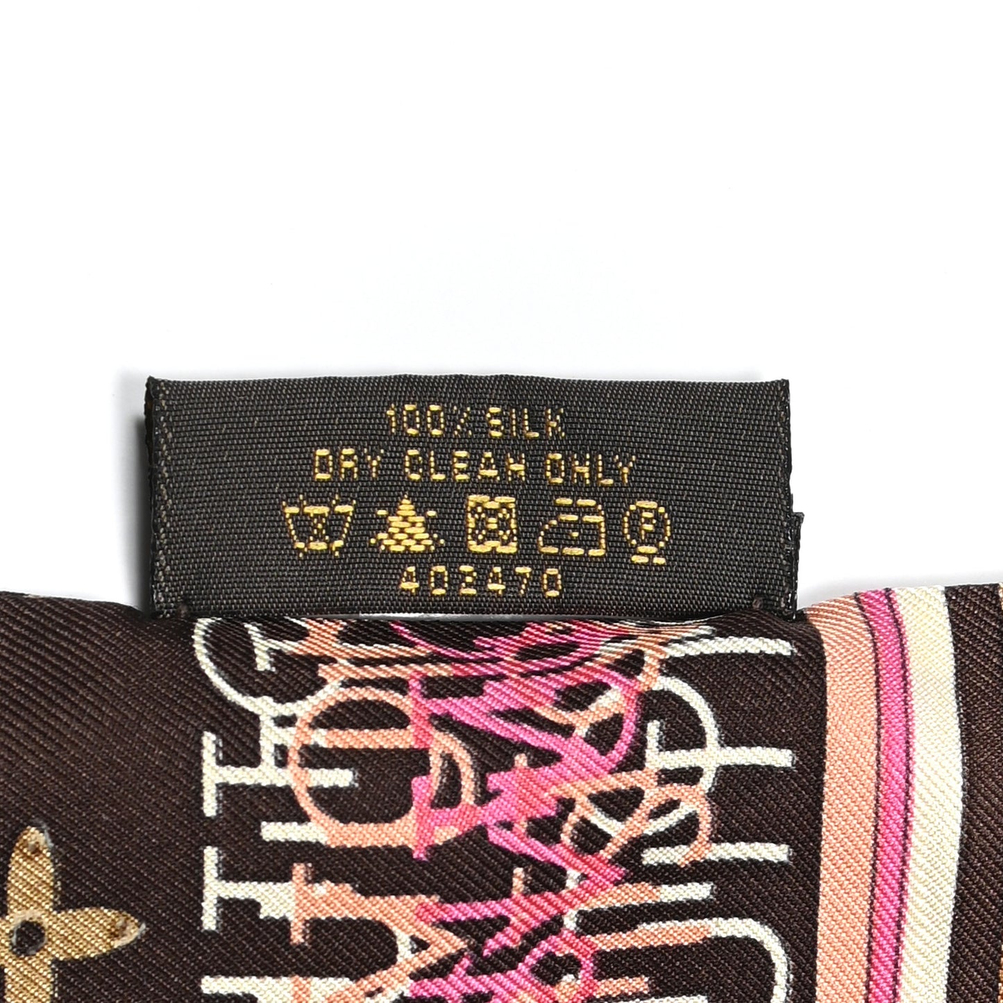Silk Monogram Map Bandeau Cassis