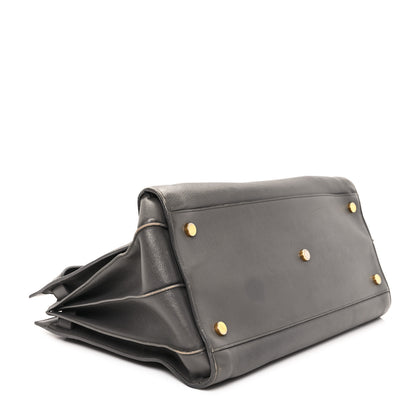 Saint Laurent Calfskin Large Sac de Jour Carryall Grey 4 of 14