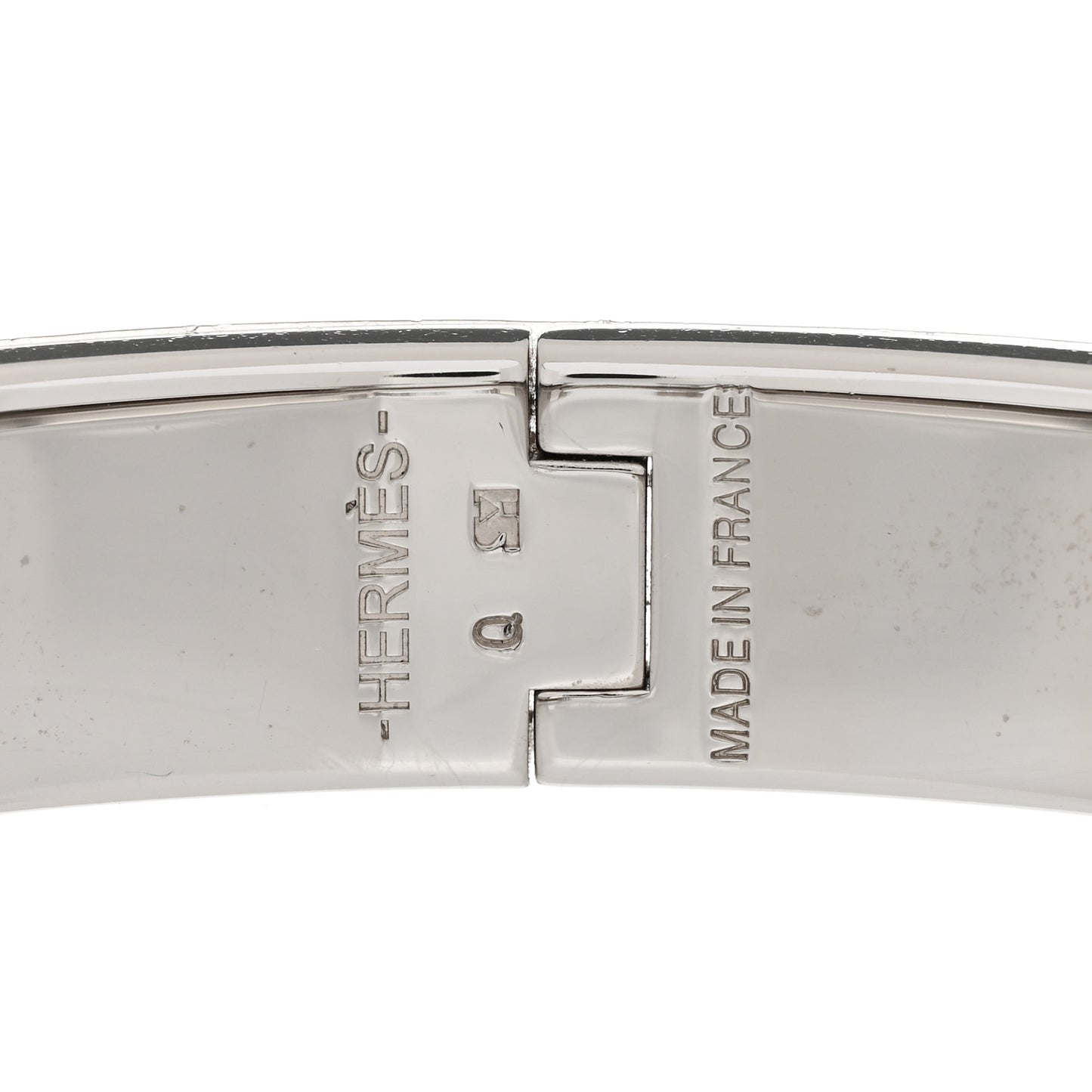 Enamel Narrow Clic Clac H Bracelet PM Orange