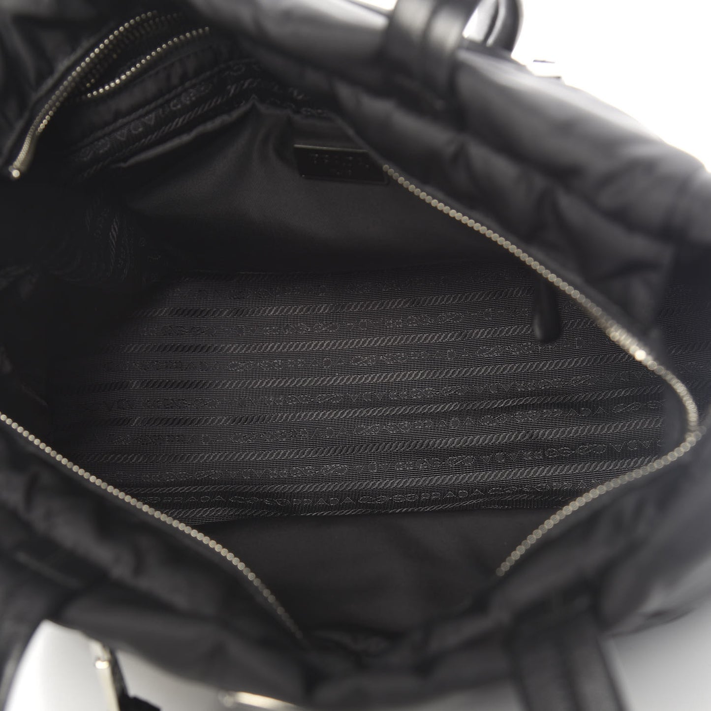 Tessuto Nylon Bomber Tote Black