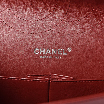 Chanel Caviar Quilted Jumbo Double Flap Dark Red 7 of 10