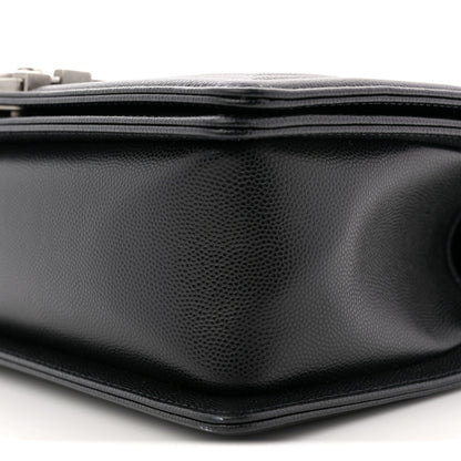 Chanel Caviar Quilted Medium Boy Flap Black 10 of 11