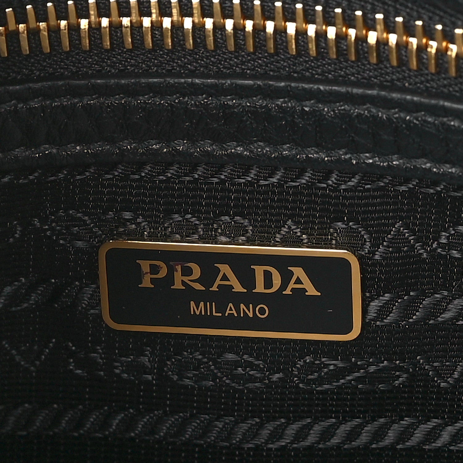 Prada Vitello Phenix Double Zip Crossbody Bag Black 7 of 9