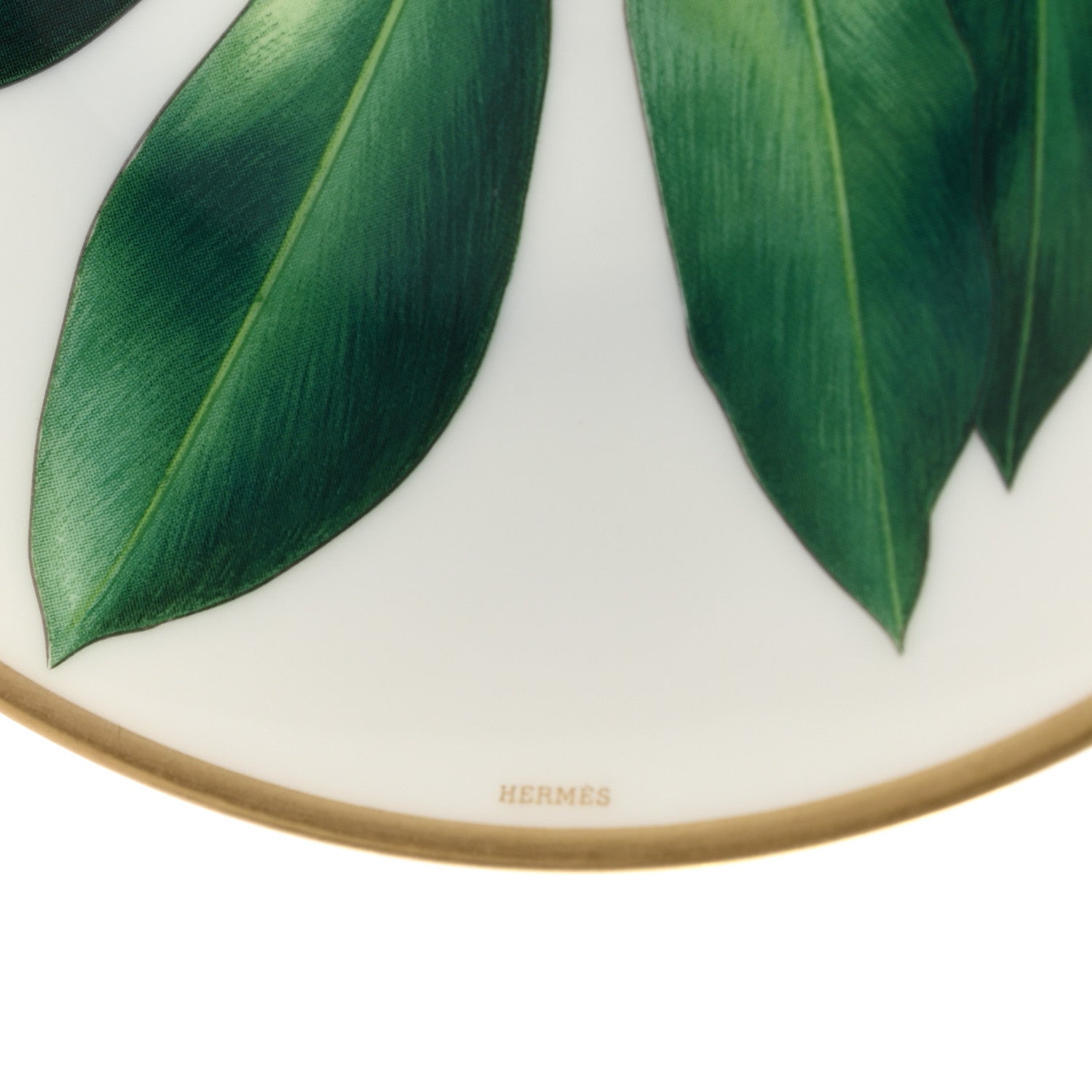 Hermes Porcelain Passifolia Dessert Plate Set of 2 5 of 7