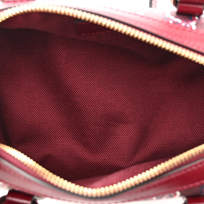 Gucci GG Shadow Monogram Ophidia Top Handle Bowler Bag  Rosso Ancora Red 5 of 10
