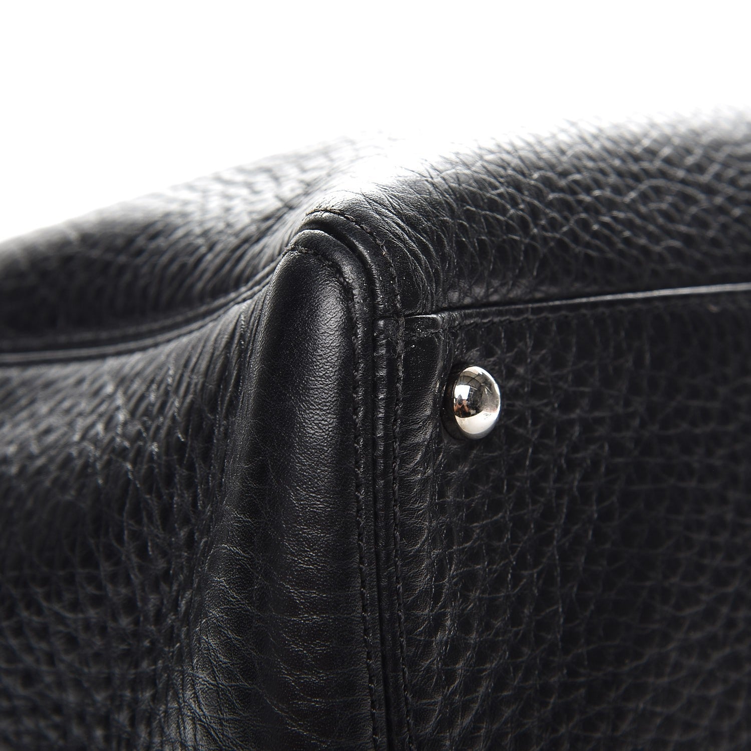 Chanel Deerskin Cerf Executive Shopper Tote Black 8 of 8