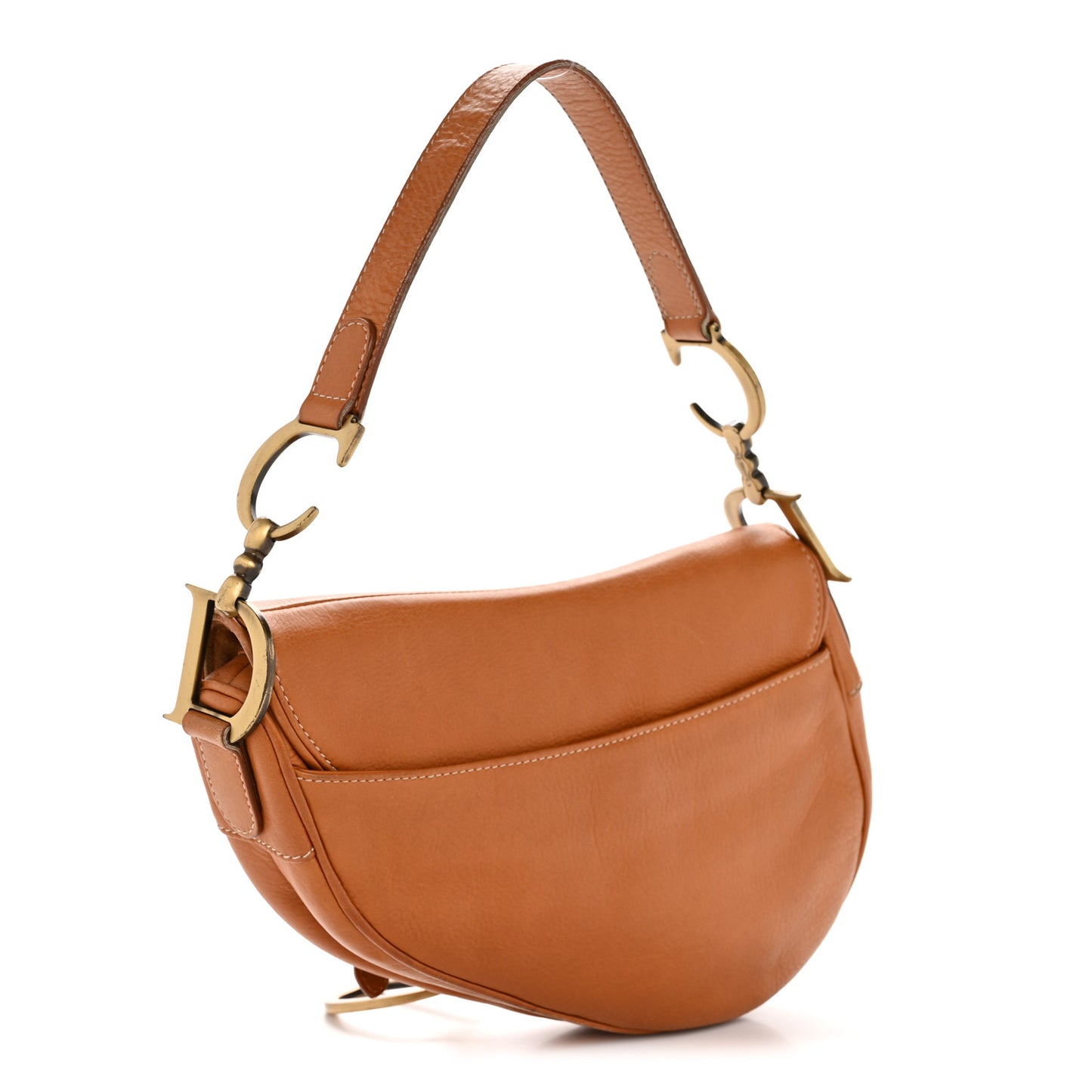 Calfskin Saddle Bag Tan