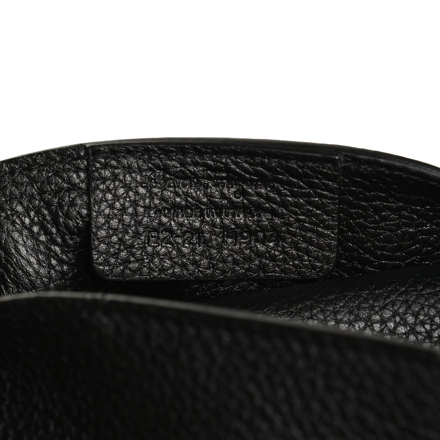 Calfskin Reverse Hobo Black