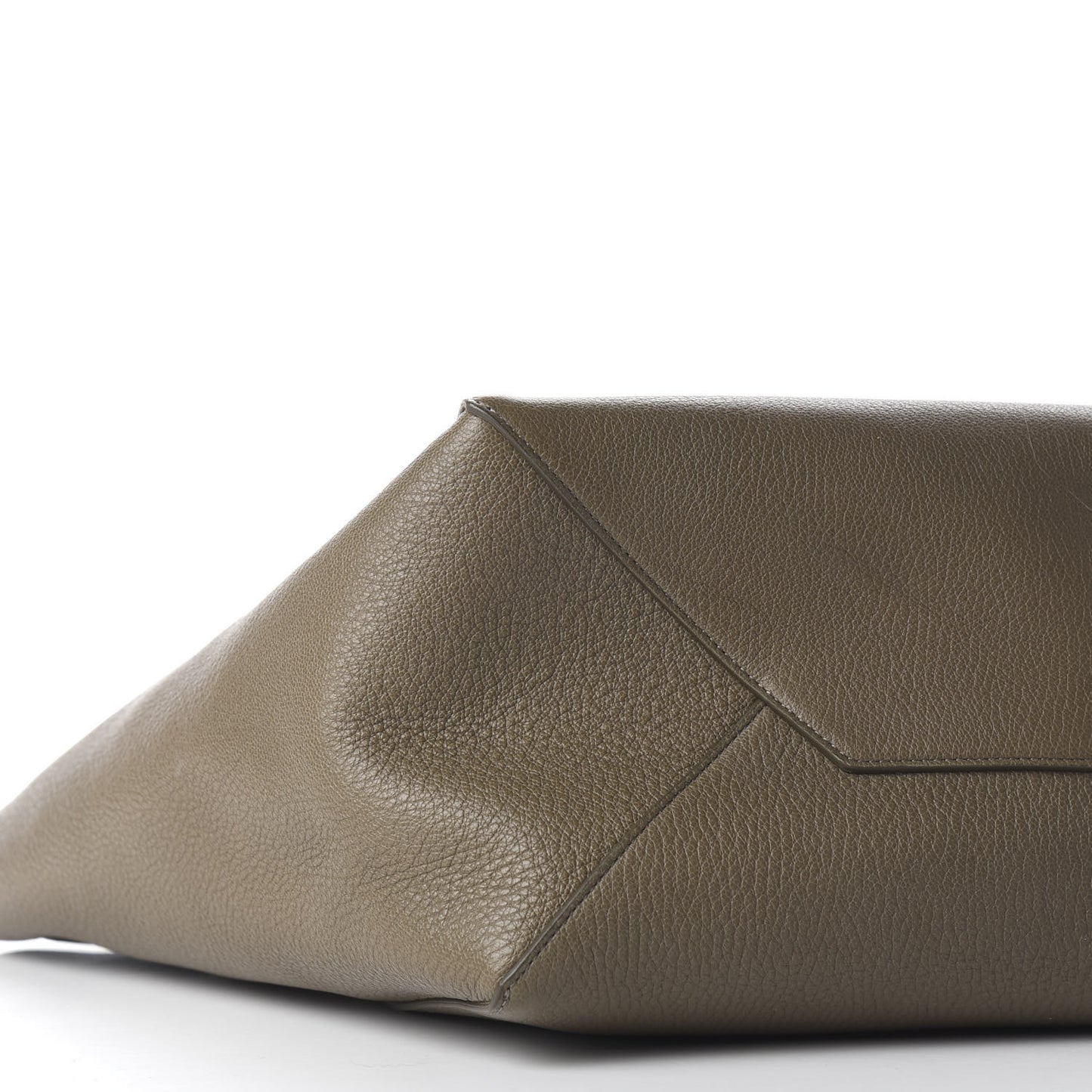 Soft Grained Calfskin Small Belt Cabas Phantom Taupe