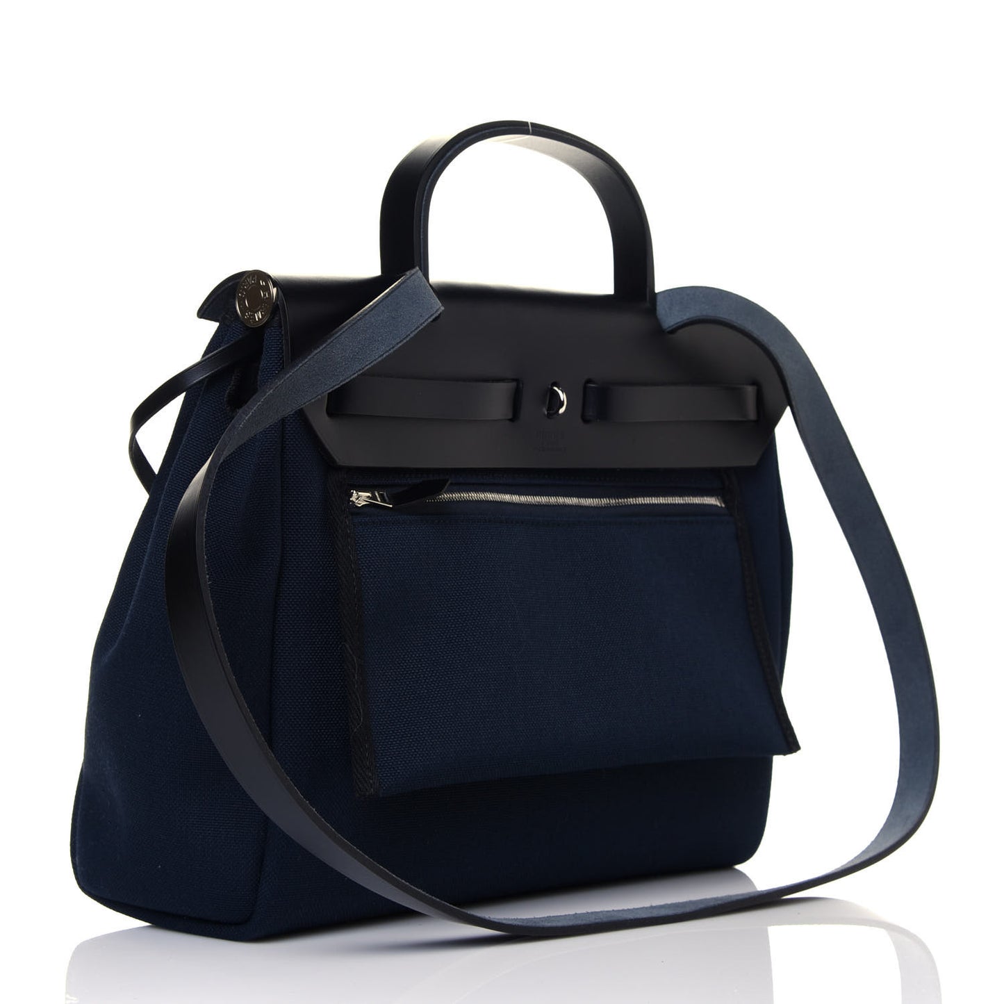 Military Toile Vache Hunter Herbag Zip PM 31 Black Bleu Indigo
