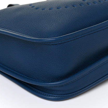 Hermes Taurillon Clemence Evelyne III PM Deep Blue 7 of 10