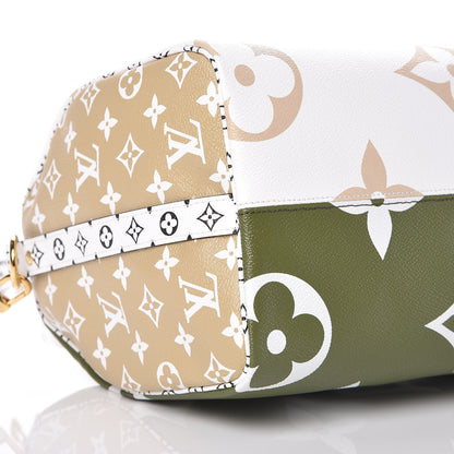 Louis Vuitton Monogram Giant Speedy Bandouliere 30 Kaki Beige 6 of 11