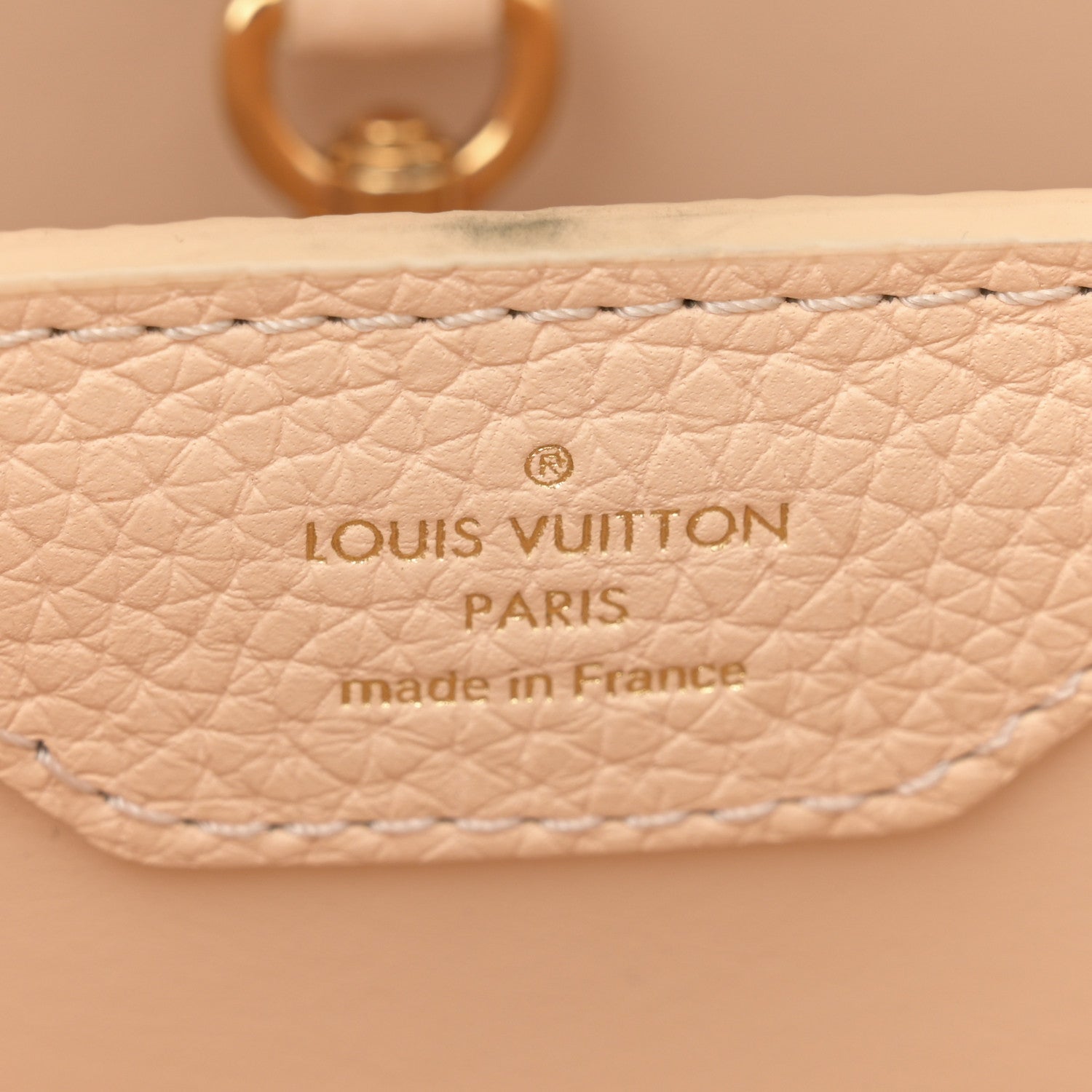 Louis Vuitton Taurillon Wild At Heart Capucines MM Creme Multicolor 6 of 10