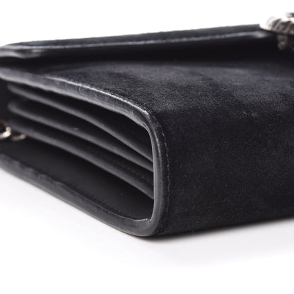 Gucci Suede Mini Dionysus Chain Wallet Black 16 of 17