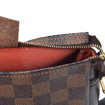 Louis Vuitton Damier Ebene Trousse Make Up Bag Pochette 8 of 9