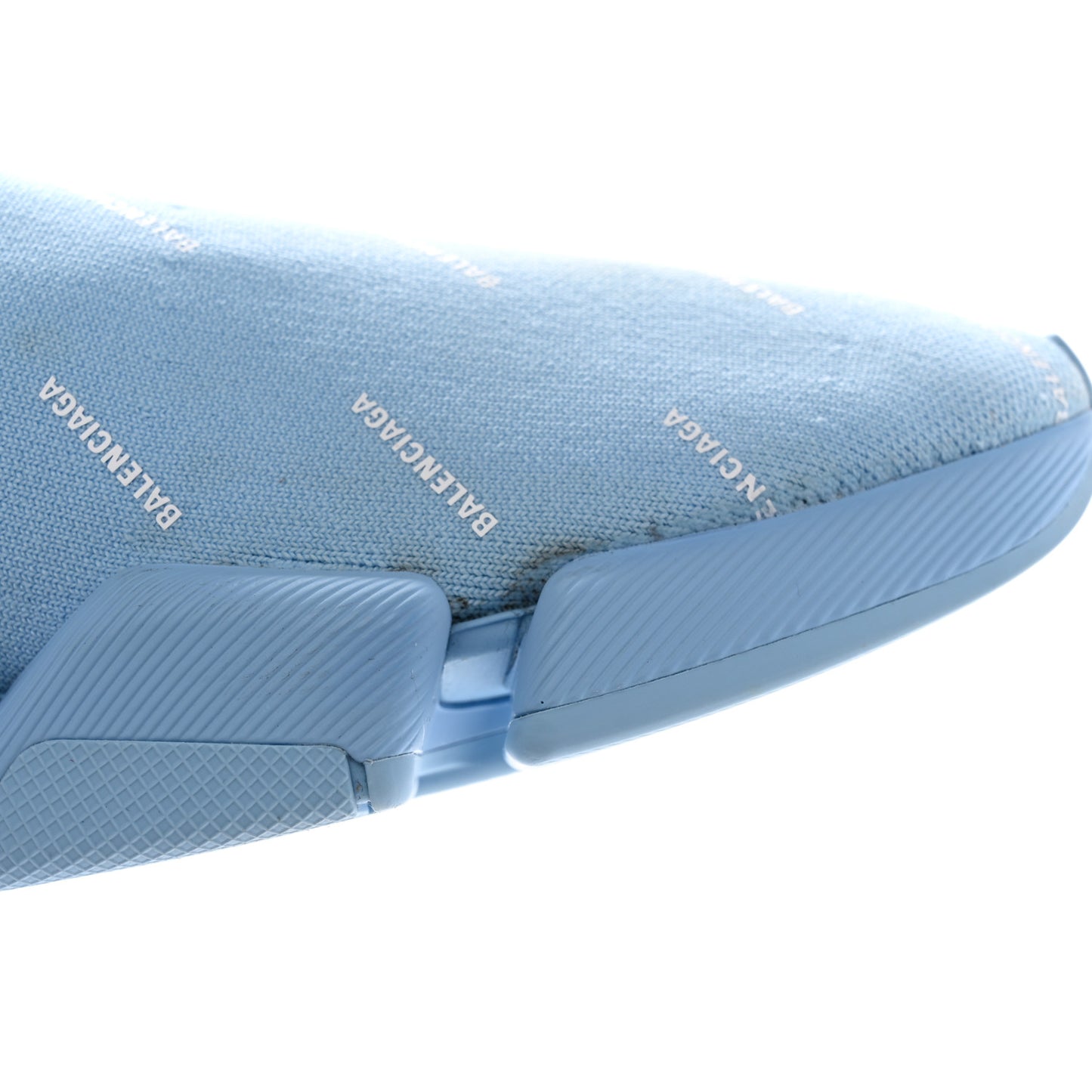 Technical 3D Recycled Knit Allover Logo Mens Speed 2.0 Sneakers 44 Soft Blue White