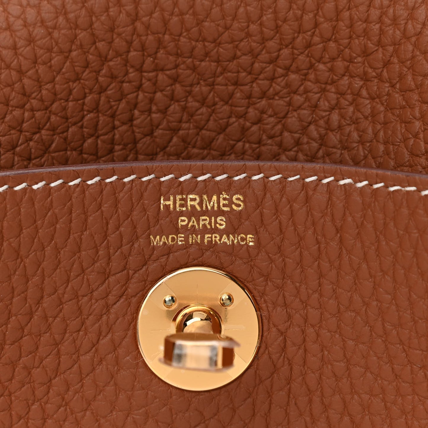 Taurillon Clemence Mini Lindy 20 Gold