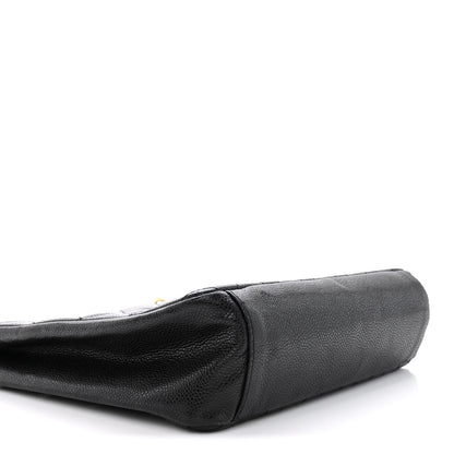 Chanel Caviar Quilted Petit Shopping Tote PST Black 9 of 12