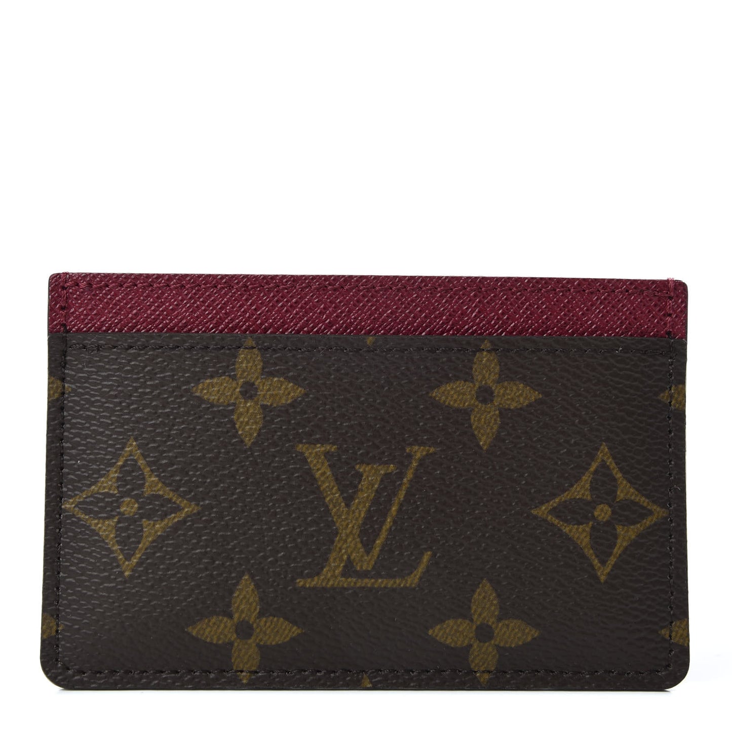 Monogram Card Holder Fuchsia