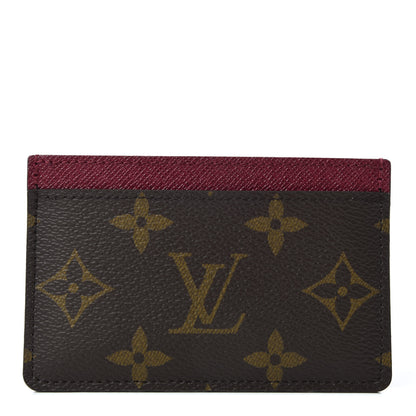 Louis Vuitton Monogram Card Holder Fuchsia 1 of 8