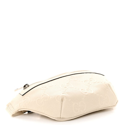 Gucci Calfskin GG Tennis Embossed Belt Bag Mystic White 4 of 10