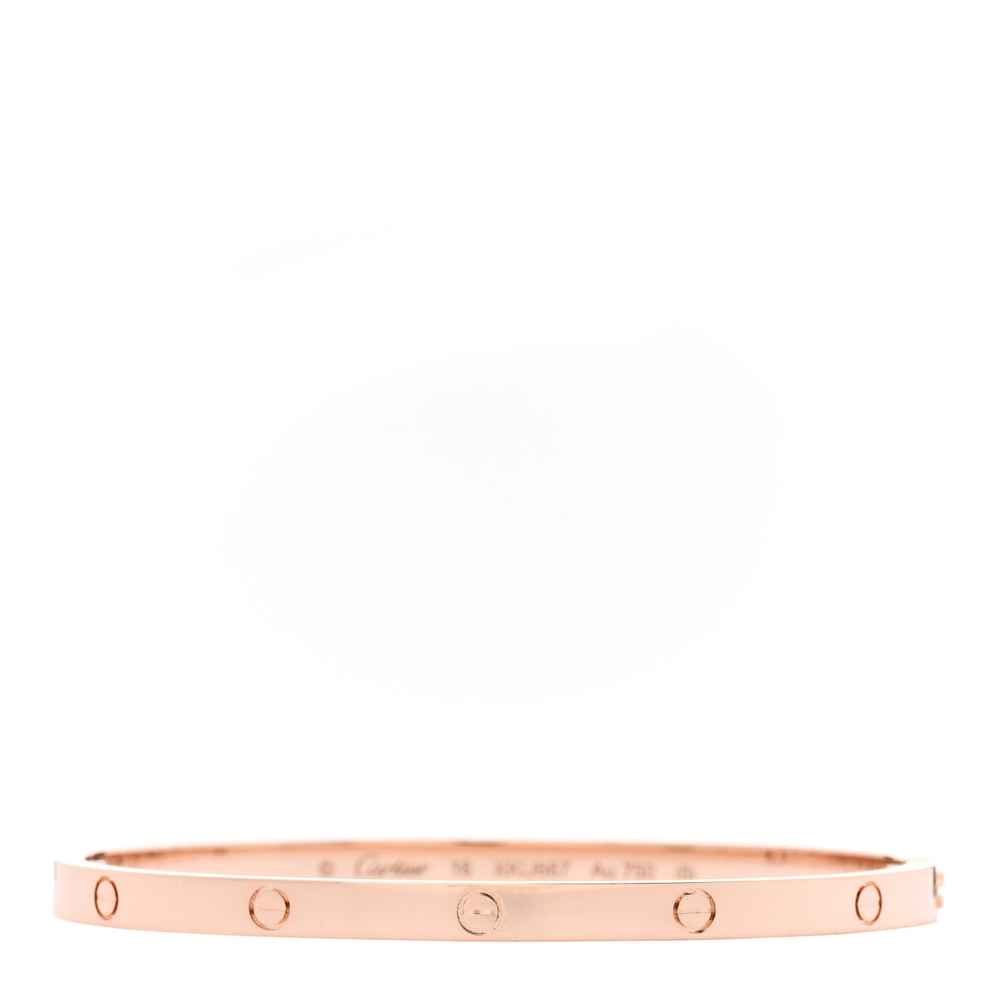 18K Pink Gold Small LOVE Bracelet 16