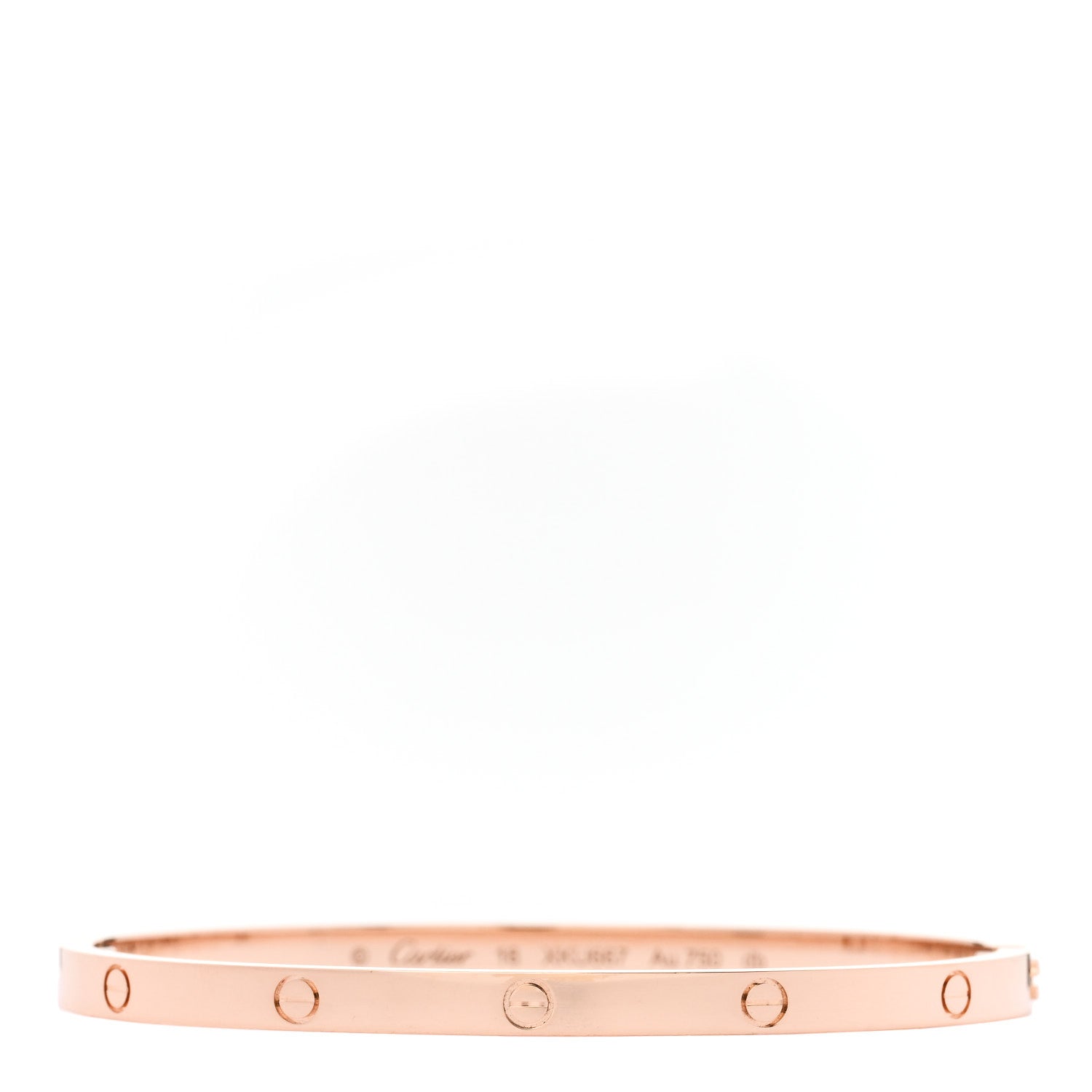 Cartier 18K Pink Gold Small LOVE Bracelet 16 1 of 8